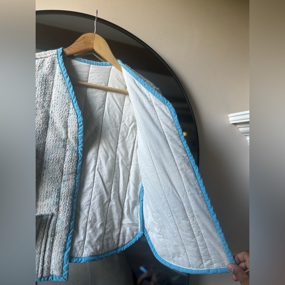 HANDMADE up cycled quilted jacket | size small - Picture 4 of 4